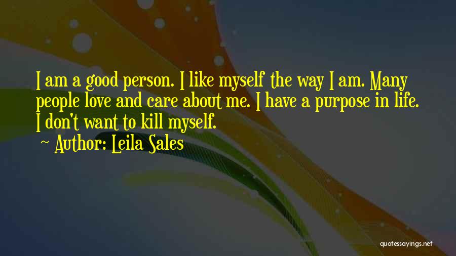 Sales Person Quotes By Leila Sales
