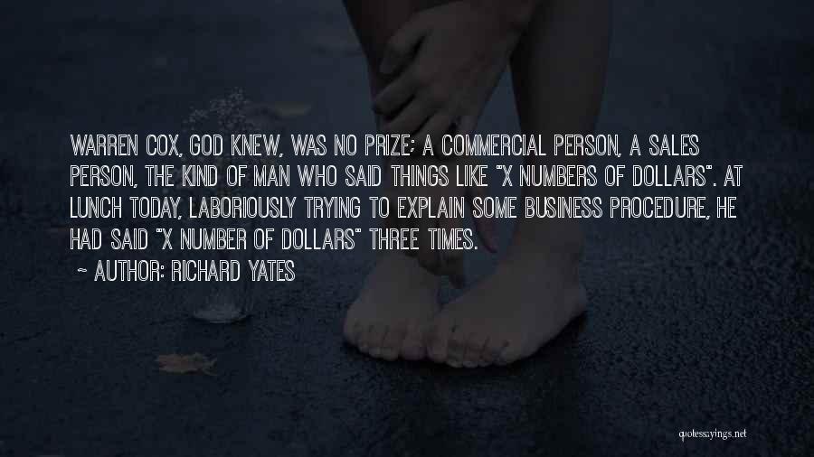 Sales Person Quotes By Richard Yates