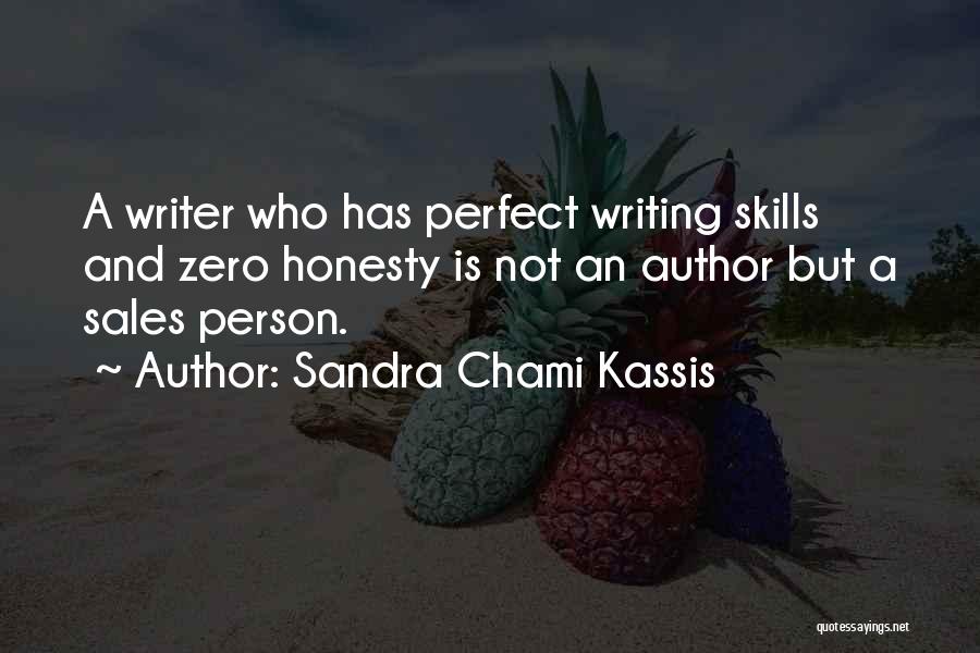 Sales Person Quotes By Sandra Chami Kassis