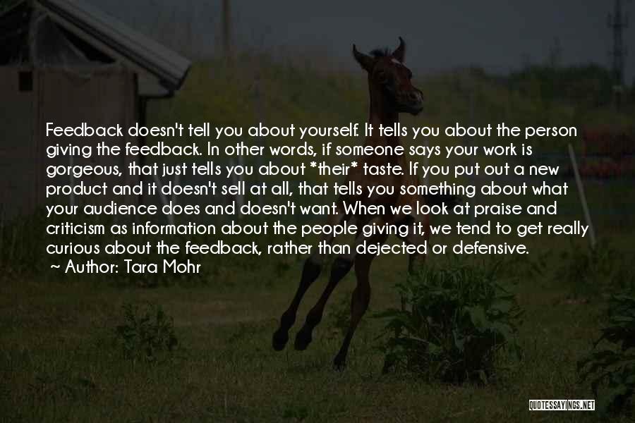 Sales Person Quotes By Tara Mohr