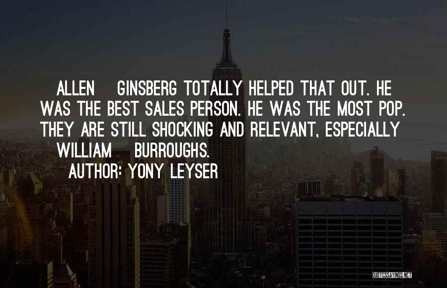 Sales Person Quotes By Yony Leyser