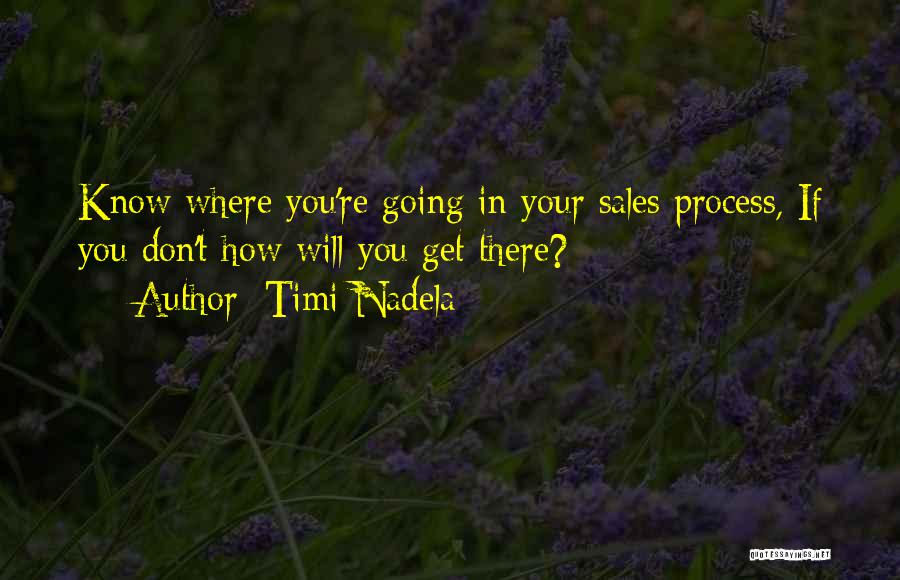 Sales Process Quotes By Timi Nadela