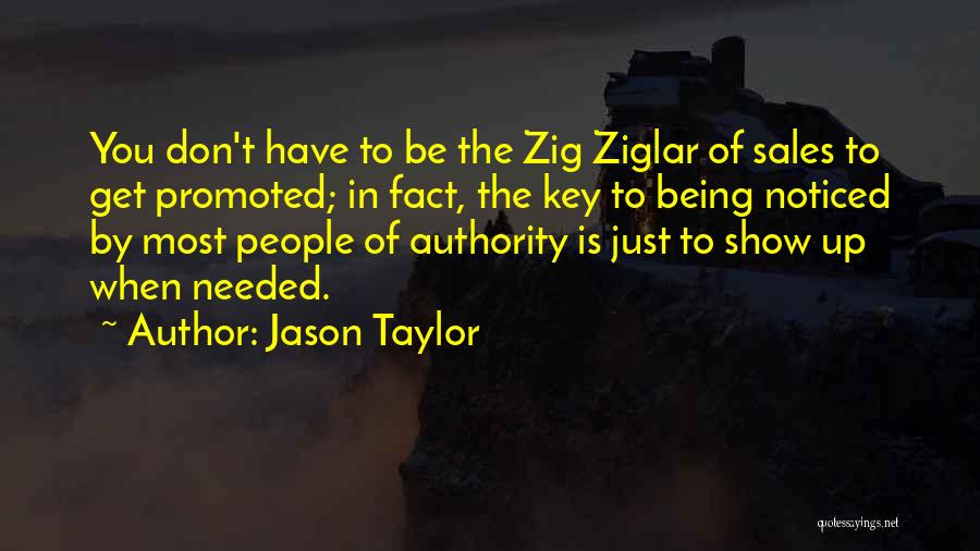 Sales Quotes Quotes By Jason Taylor