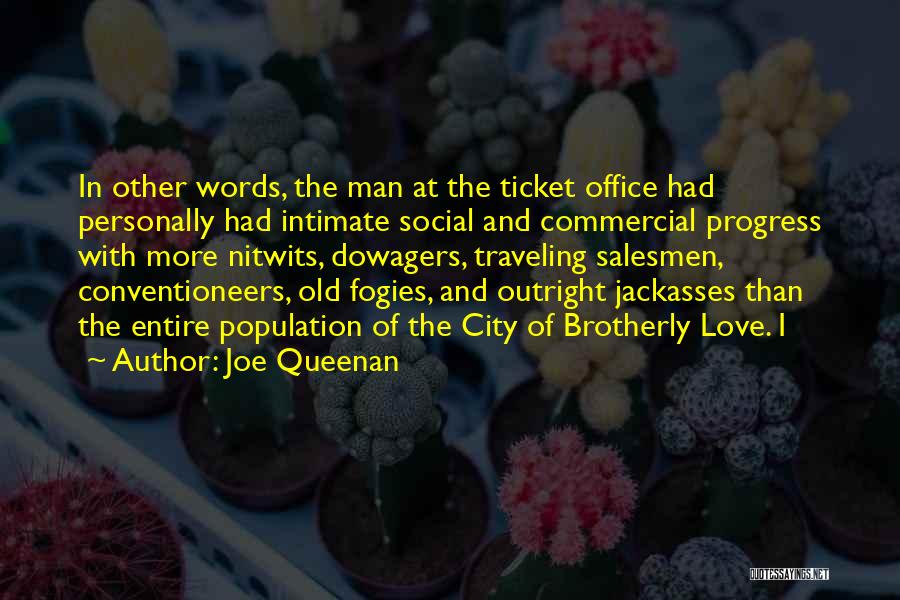 Salesmen Quotes By Joe Queenan