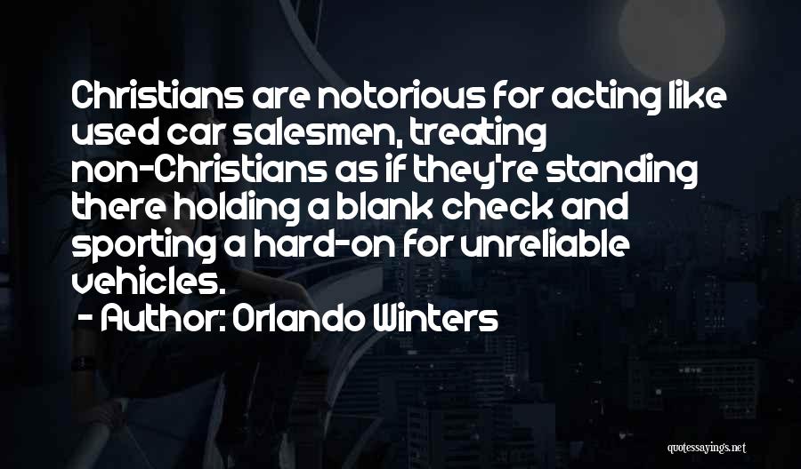 Salesmen Quotes By Orlando Winters