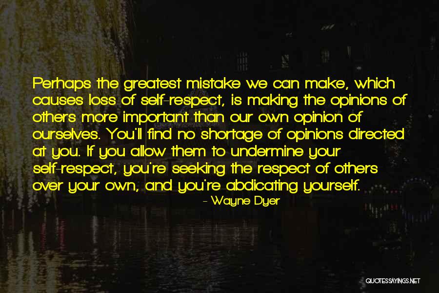 Saleswomans Quotes By Wayne Dyer