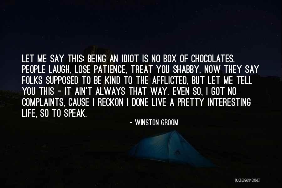 Saleswomans Quotes By Winston Groom