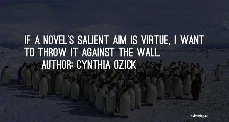 Salient Quotes By Cynthia Ozick