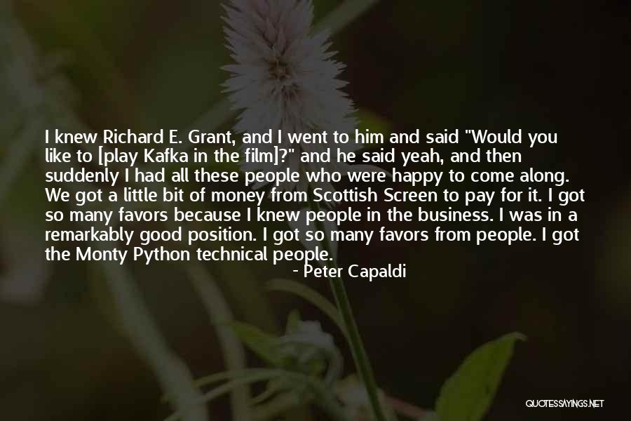 Salinda Molin Quotes By Peter Capaldi Salinda Molin Quotes By Peter Capaldi