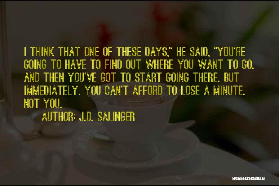 Salinger Catcher Rye Quotes By J.D. Salinger