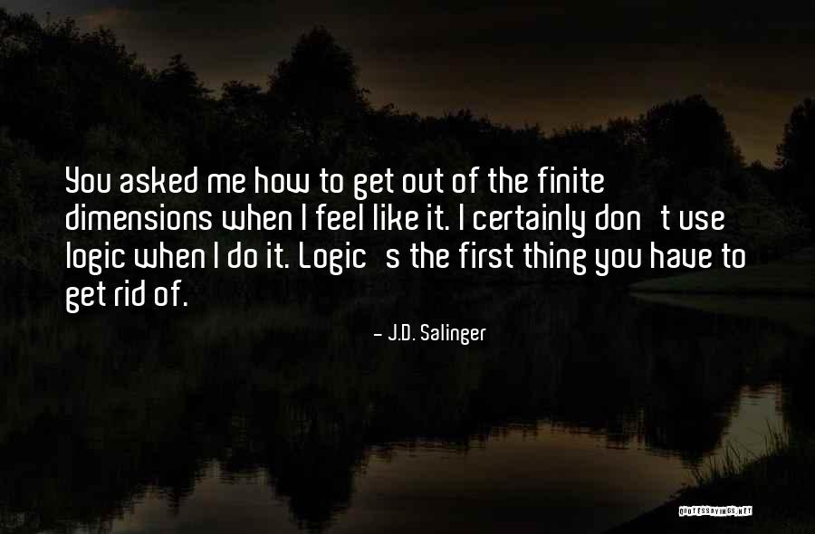 Salinger Teddy Quotes By J.D. Salinger