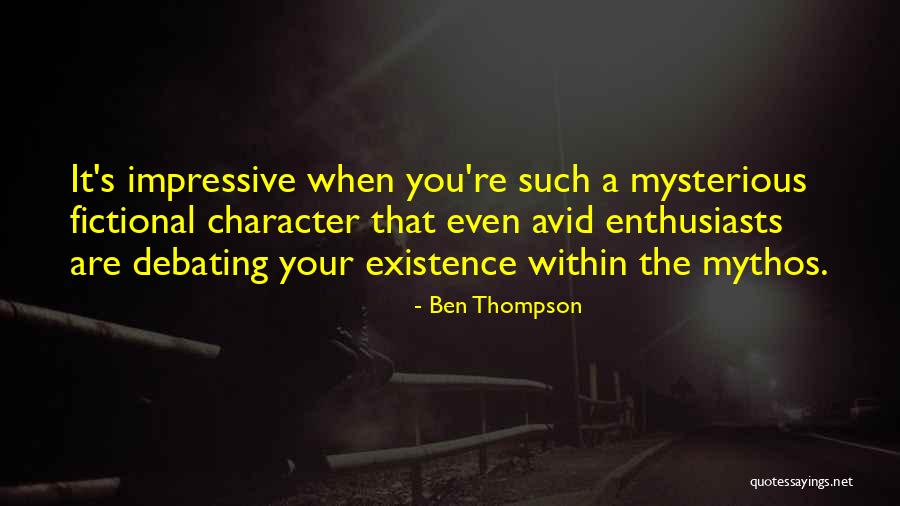 Salivated Mouth Quotes By Ben Thompson Salivated Mouth Quotes By Ben Thompson