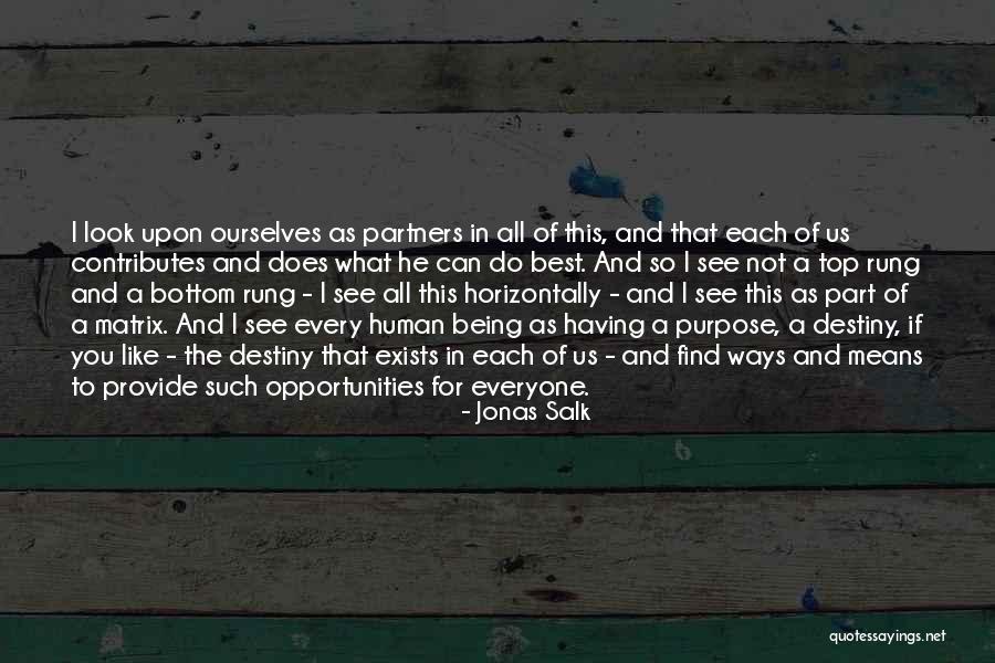Salk Quotes By Jonas Salk Salk Quotes By Jonas Salk