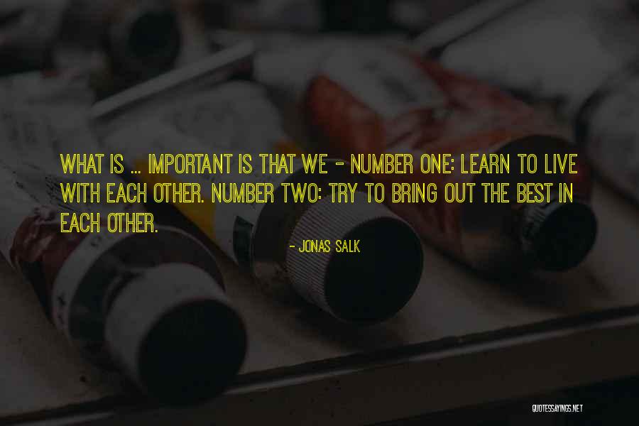 Salk Quotes By Jonas Salk Salk Quotes By Jonas Salk