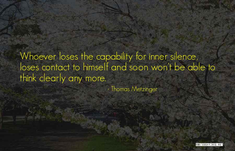 Sallanan Quotes By Thomas Metzinger Sallanan Quotes By Thomas Metzinger