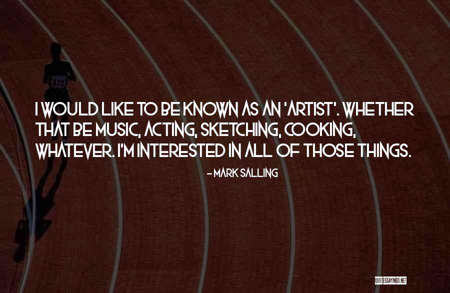 Salling Quotes By Mark Salling Salling Quotes By Mark Salling