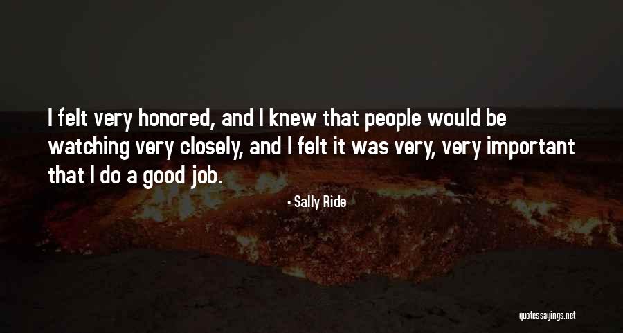 Sally Ride's Quotes By Sally Ride Sally Ride's Quotes By Sally Ride