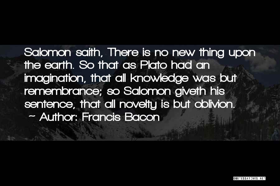 Salomon V Salomon Quotes By Francis Bacon