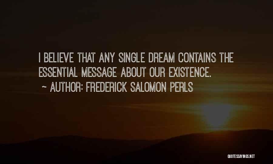 Salomon V Salomon Quotes By Frederick Salomon Perls