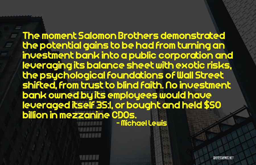 Salomon V Salomon Quotes By Michael Lewis