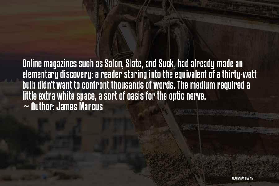 Salon Quotes By James Marcus