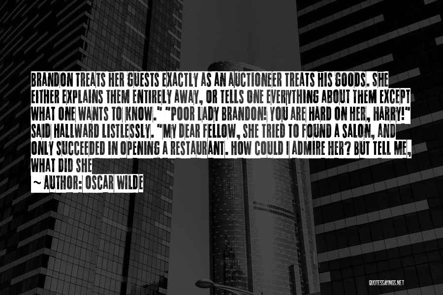 Salon Quotes By Oscar Wilde