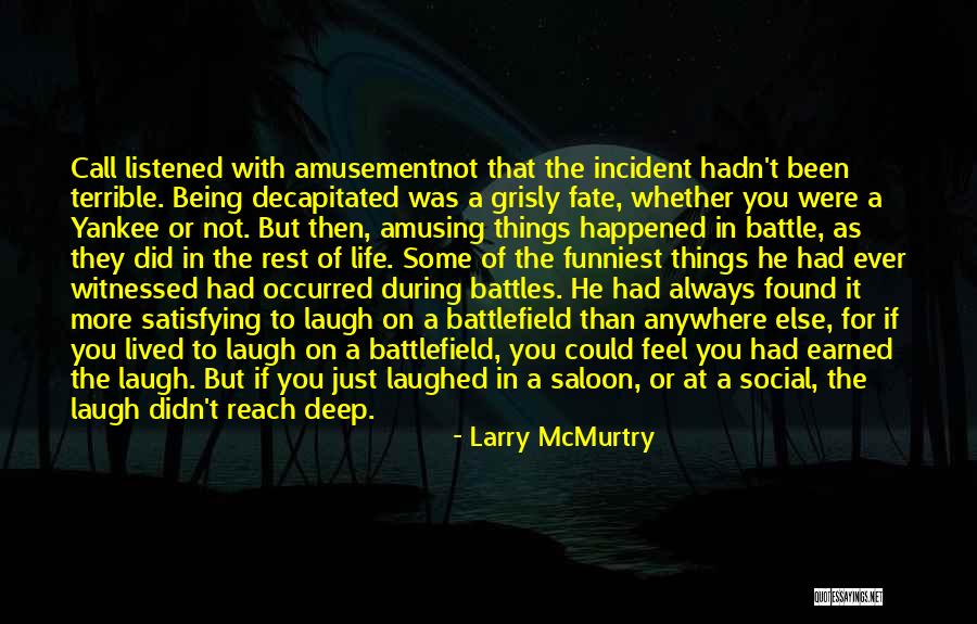 Saloon Quotes By Larry McMurtry