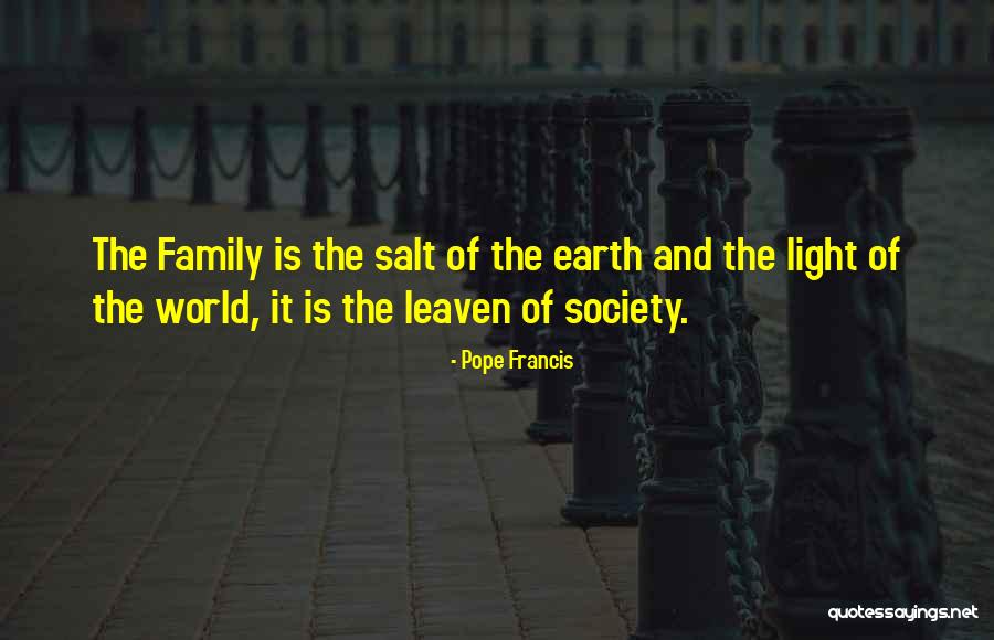 Salt And Light Of The World Quotes By Pope Francis