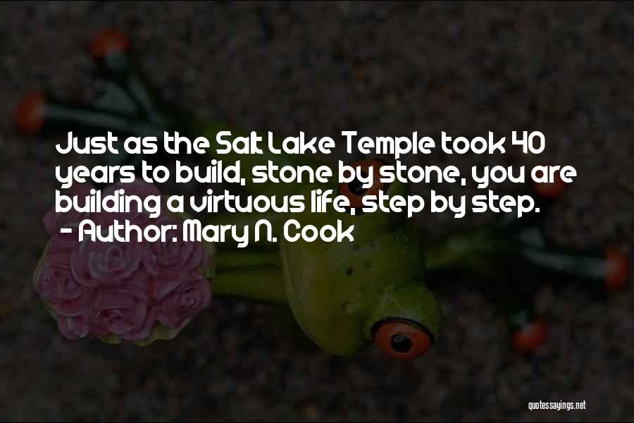 Salt Lake Temple Quotes By Mary N. Cook