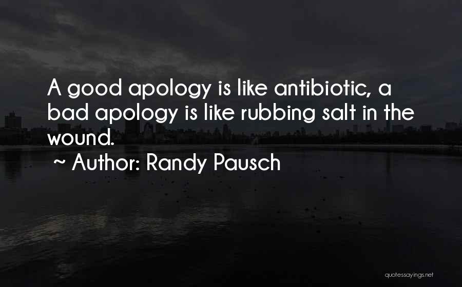 Salt On Wound Quotes By Randy Pausch