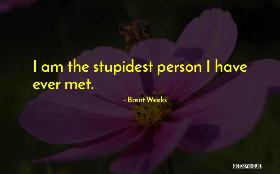 Saltul In Constiinta Quotes By Brent Weeks