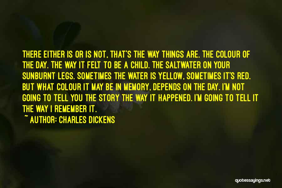 Saltwater Life Quotes By Charles Dickens