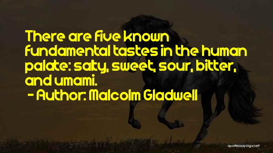 Salty Sweet Quotes By Malcolm Gladwell