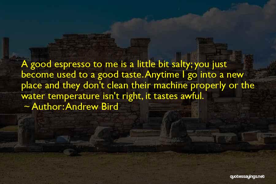 Salty Water Quotes By Andrew Bird