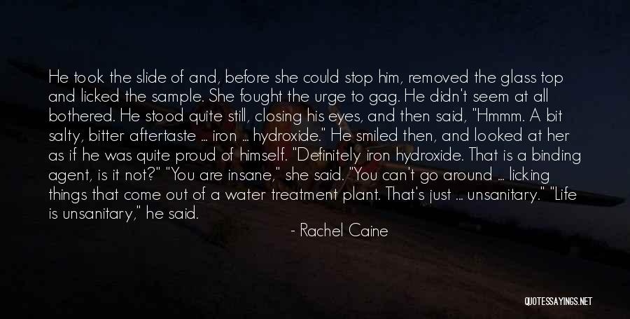 Salty Water Quotes By Rachel Caine Salty Water Quotes By Rachel Caine