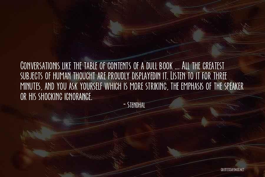 Saluccis Quotes By Stendhal Saluccis Quotes By Stendhal