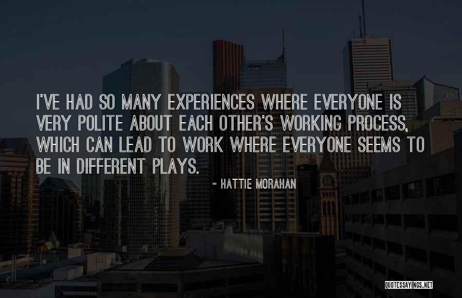 Saludador Quotes By Hattie Morahan Saludador Quotes By Hattie Morahan