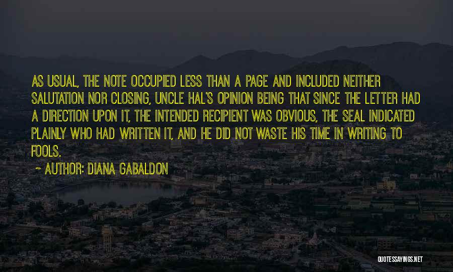 Salutation Quotes By Diana Gabaldon