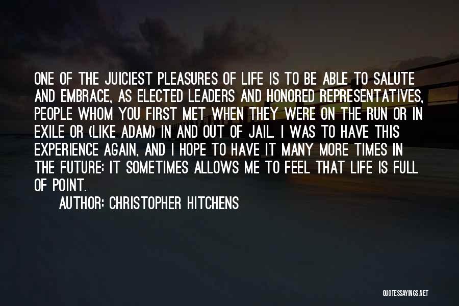 Salute Me Quotes By Christopher Hitchens