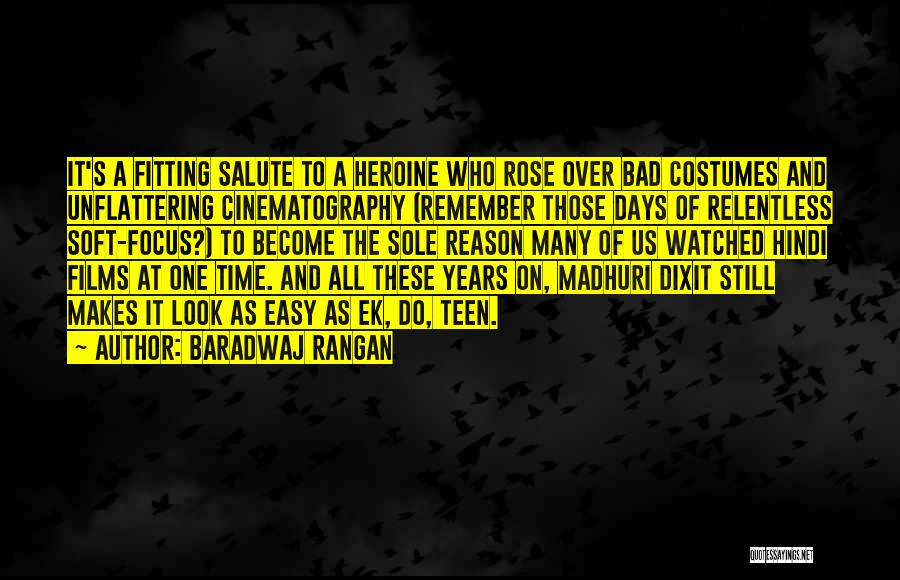 Salute Quotes By Baradwaj Rangan