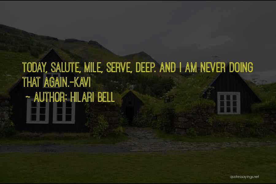 Salute Quotes By Hilari Bell