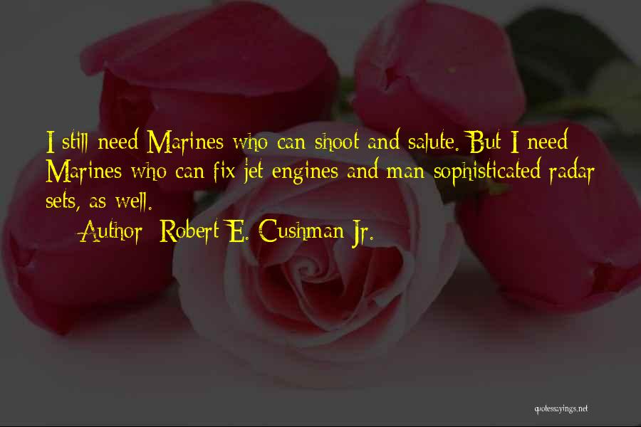 Salute Quotes By Robert E. Cushman Jr.