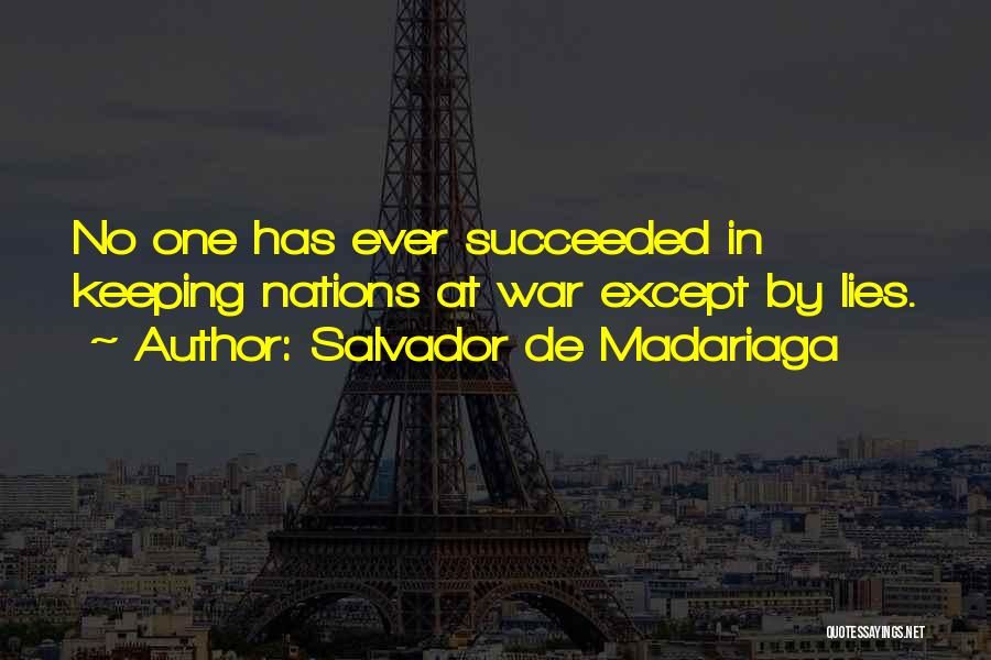 Salvador De Madariaga Quotes 952714