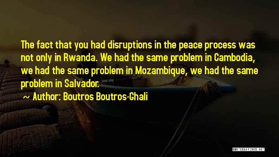 Salvador Quotes By Boutros Boutros-Ghali