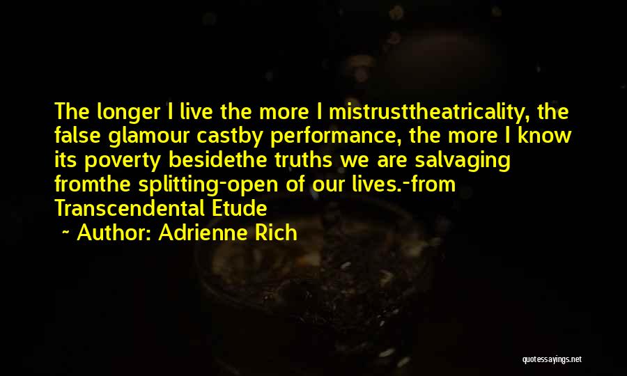 Salvaging Quotes By Adrienne Rich