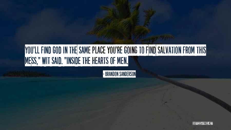Salvation Quotes By Brandon Sanderson