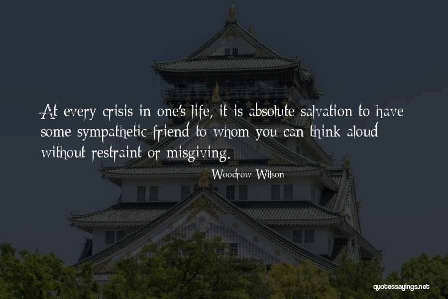 Salvation Quotes By Woodrow Wilson