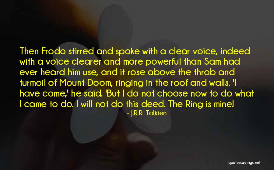 Sam And Frodo Mount Doom Quotes By J.R.R. Tolkien