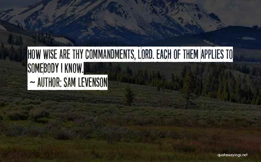 Sam Levenson Quotes 791516