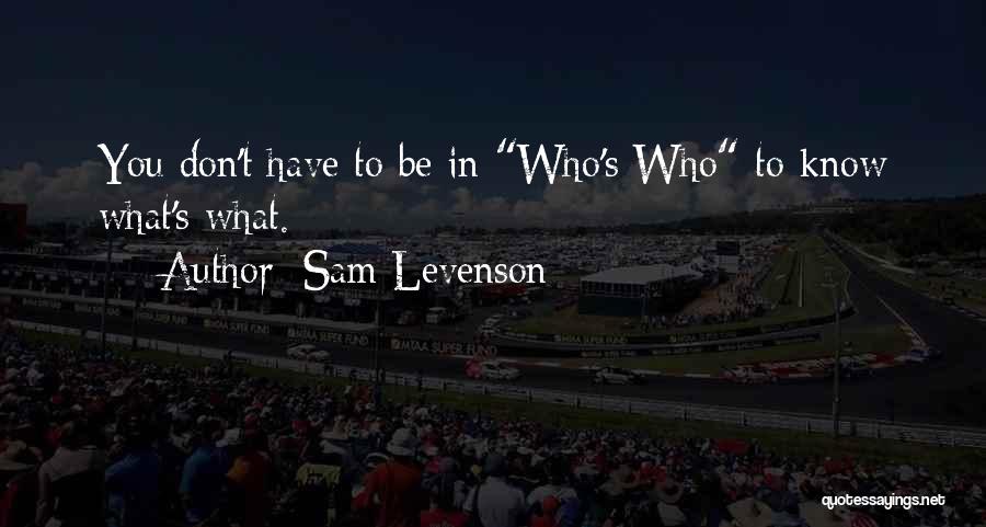 Sam Levenson Quotes 975356